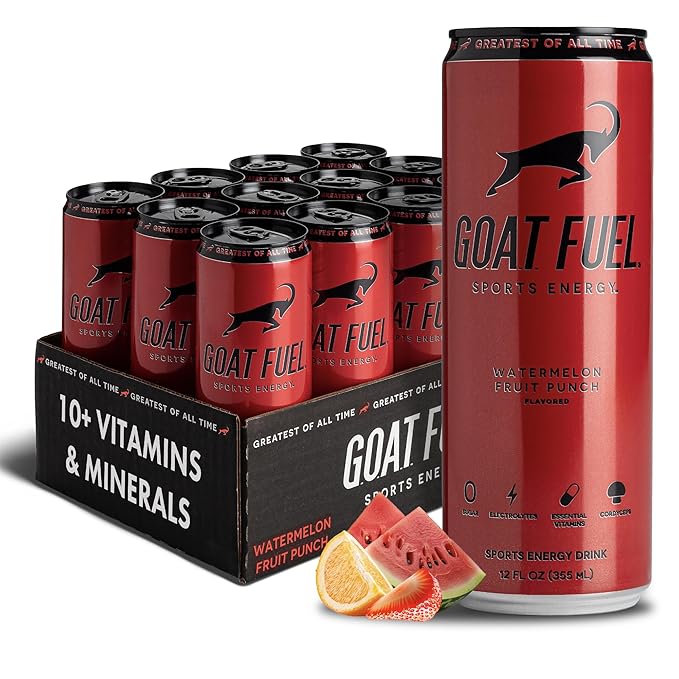 G.O.A.T. Fuel Energy Drink, 12 oz., 12 pack
