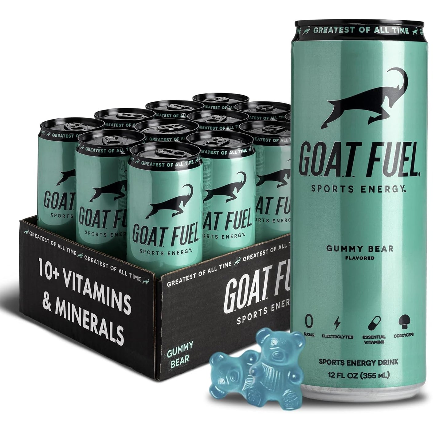 G.O.A.T. Fuel Energy Drink - 12 fl. oz., 12 pack cans