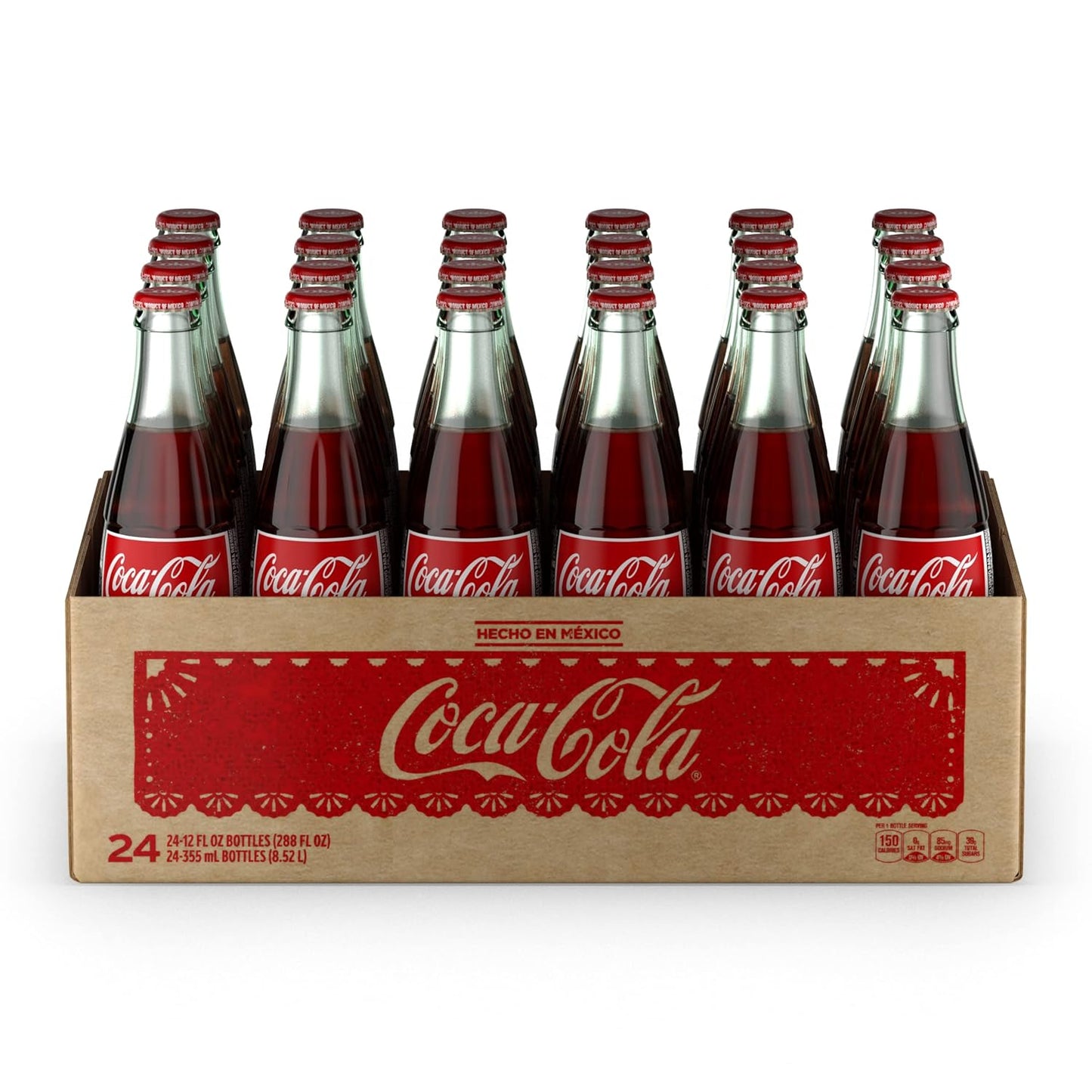Coca Cola: Mexican Coke - Glass Bottle, 12 fl. oz., 24 pack Bottles