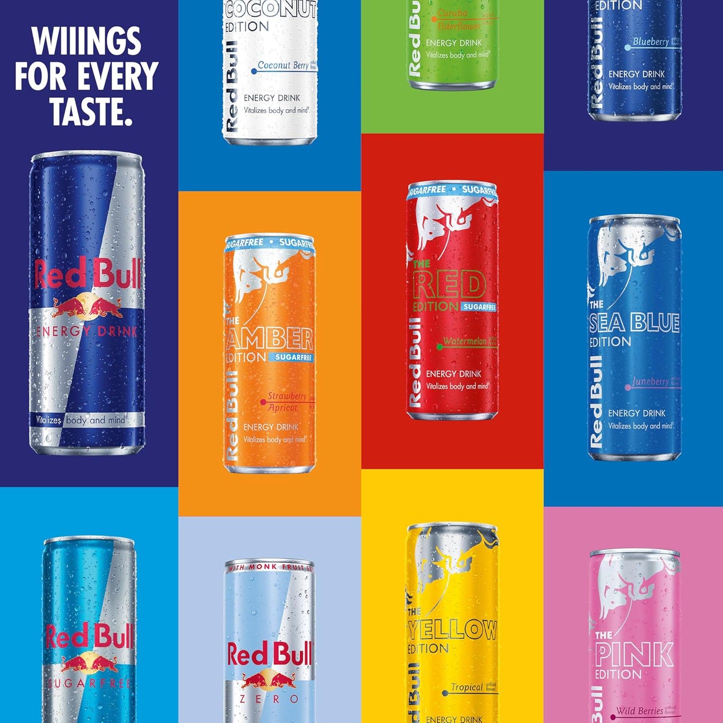 Red Bull: Coconut Edition, Coconut Berry Energy Drink, 8.4 oz., 24 Pack