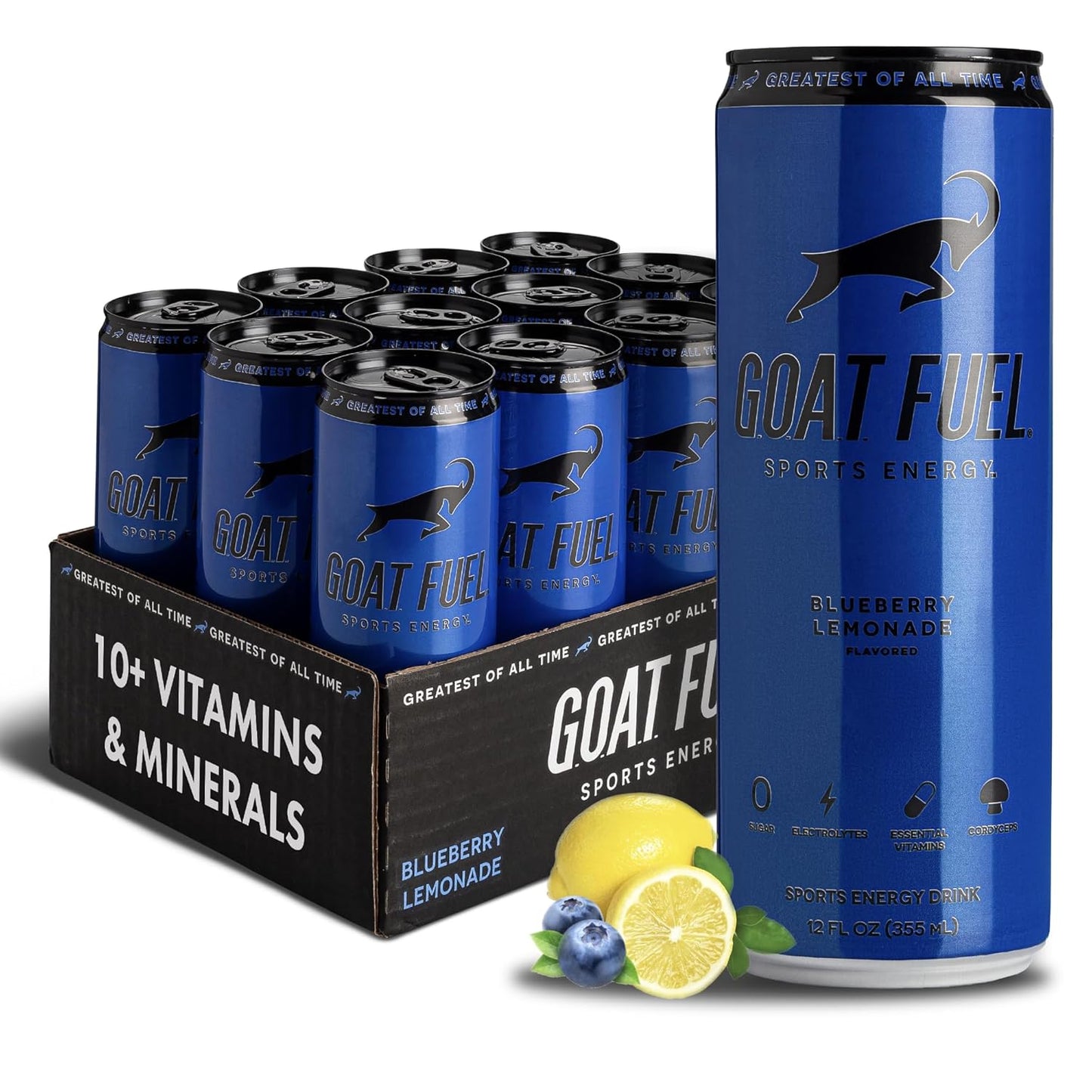 G.O.A.T. Fuel Energy Drink - 12 fl. oz., 12 pack cans