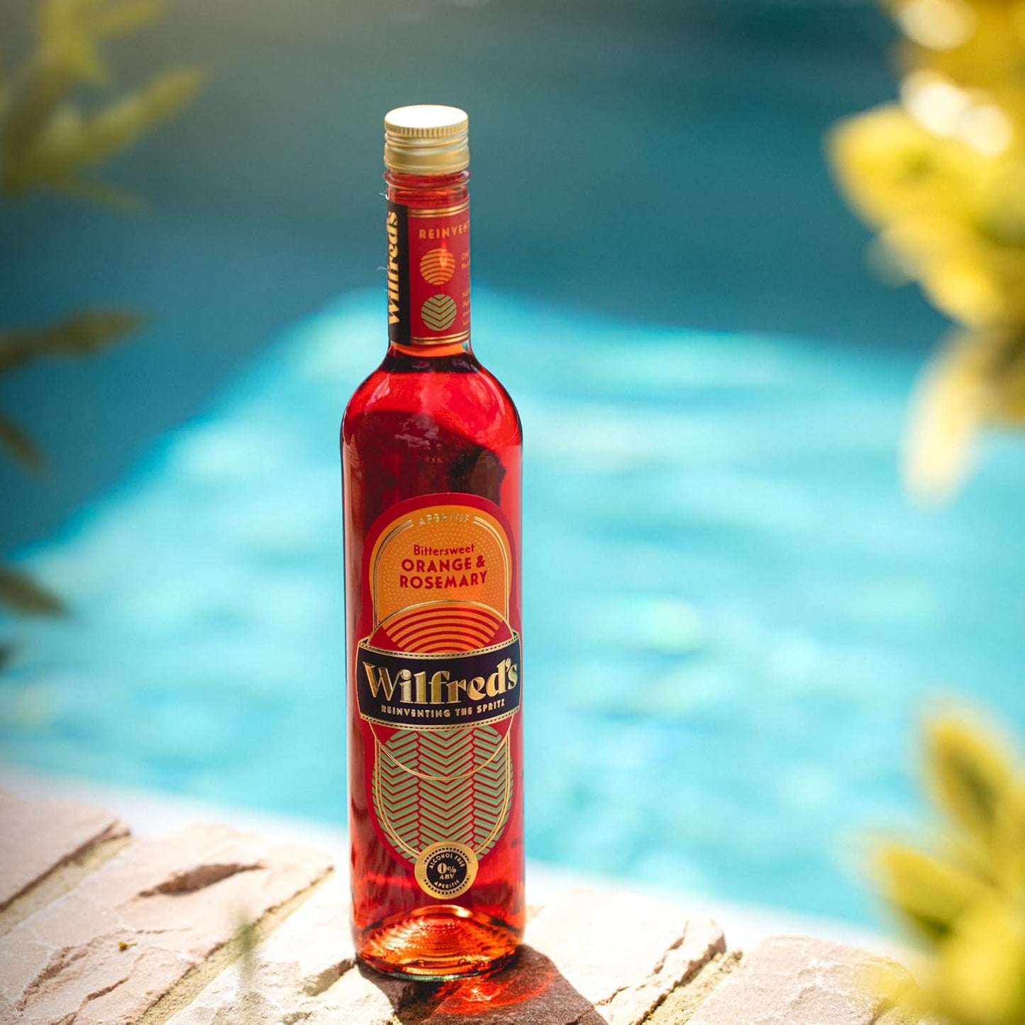 Spirit: Wilfred's: Orange, Rosemary & Rhubarb Aperitif - Zero Proof Italian Liqueur, 1 Bottle