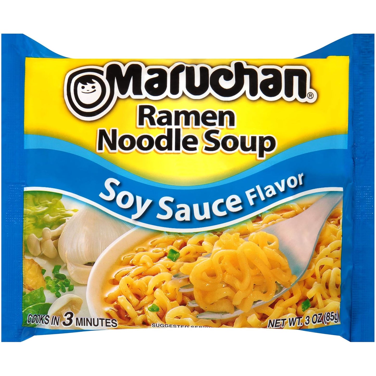 Maruchan Ramen: Soy Sauce, Instant Ramen Noodles, 24 Pack