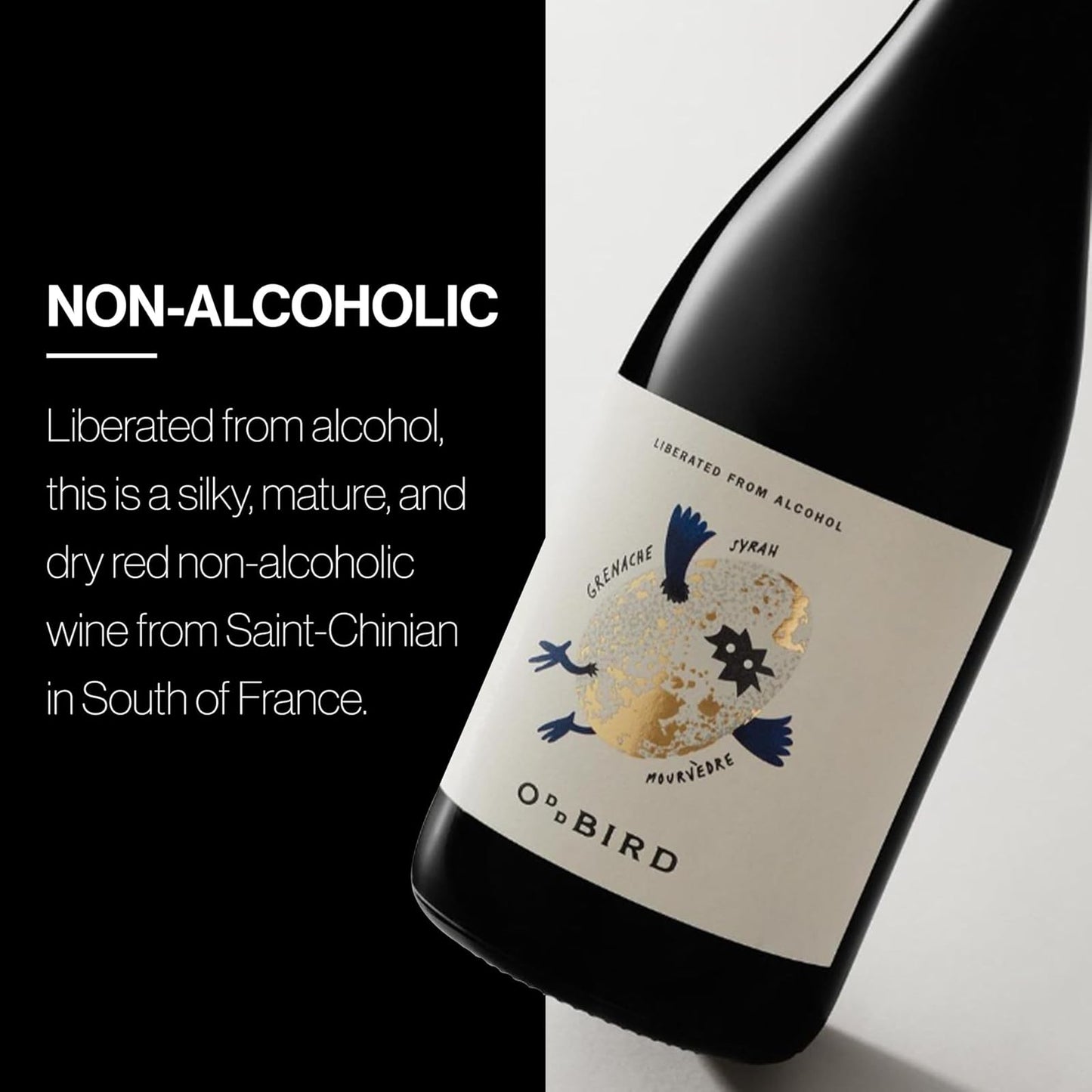 Wine: Oddbird GSM, Non-alcoholic Red Wine, 1 Bottle