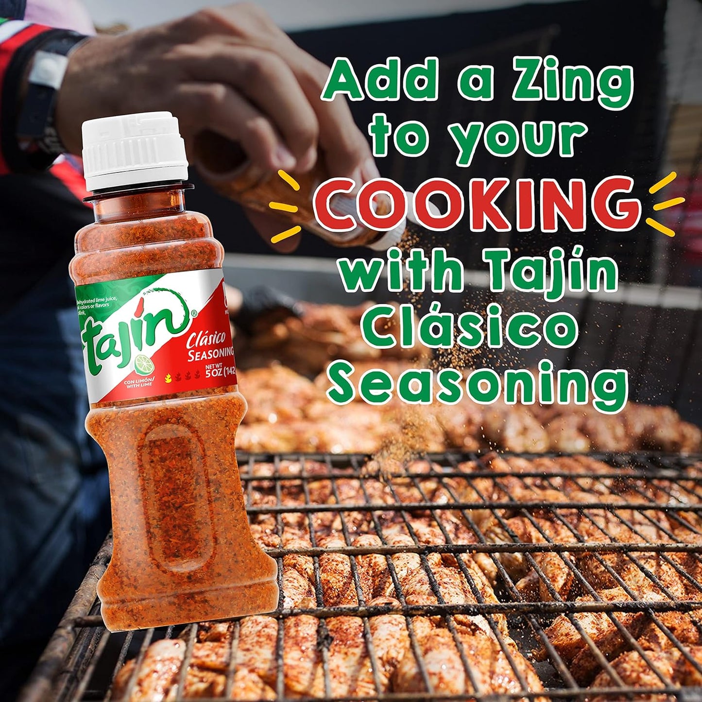 Tajín: Clásico Chile Lime Seasoning 5 oz., 2 Pack Bottles