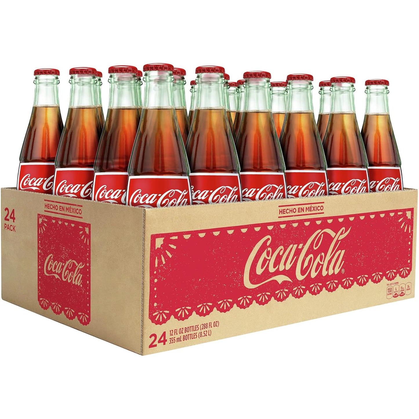 Coca Cola: Mexican Coke - Glass Bottle, 12 fl. oz., 24 pack Bottles