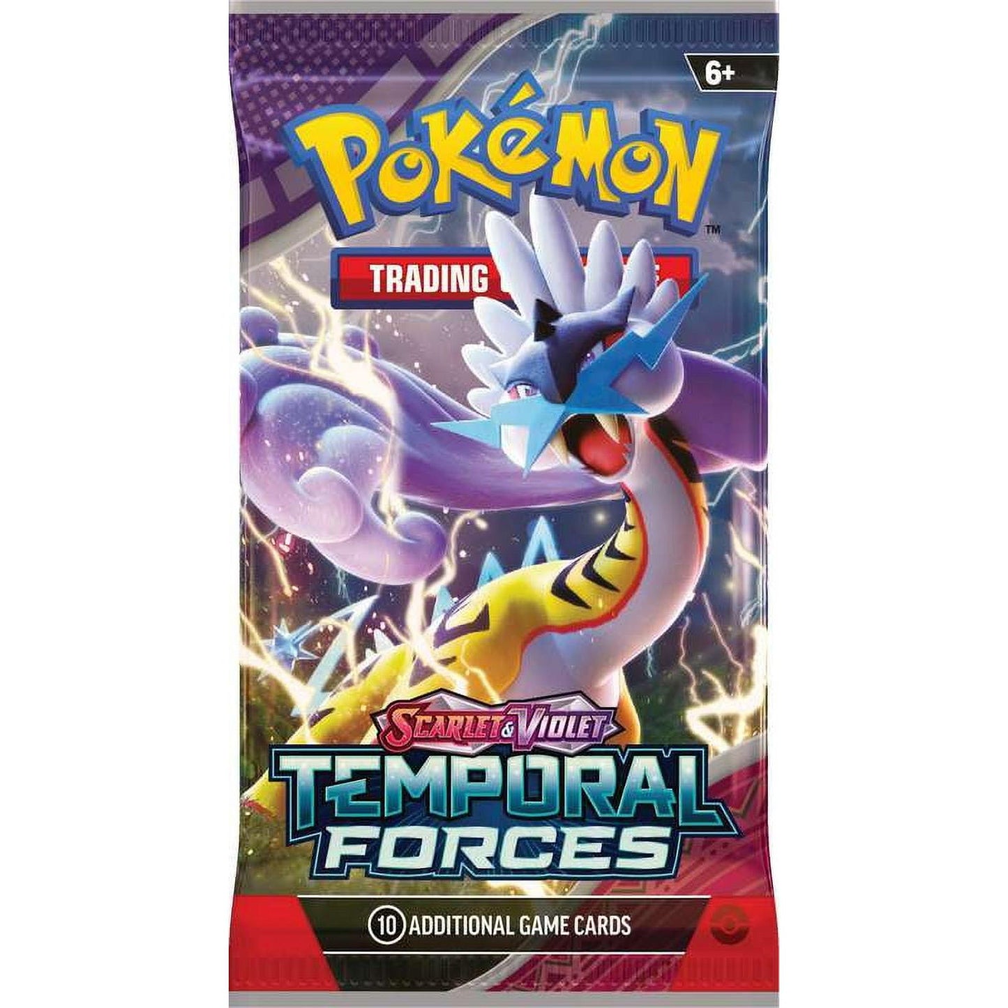 Pokémon TCG: Scarlet and Violet Temporal Forces - Booster Box, 36 Booster Packs