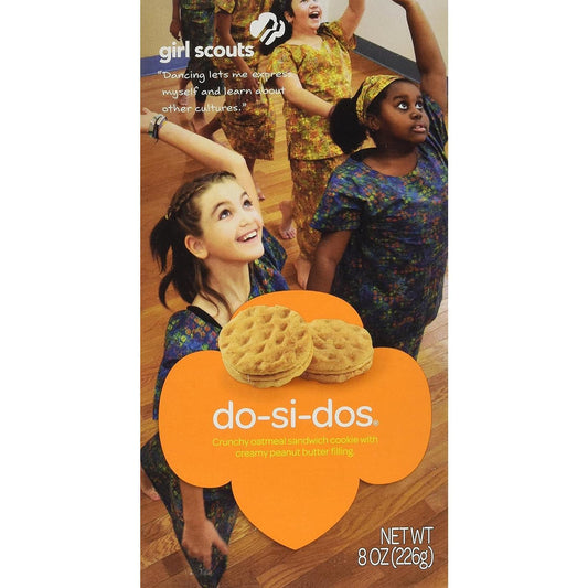 Girl Scout Cookies: Do-Si-Dos Peanut Butter Sandwich, 1 box