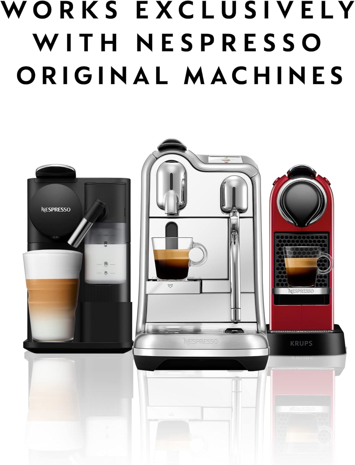 Nespresso: Original Line, Roma Intenso Capsules, Medium Roast Espresso Coffee, 50 Pods