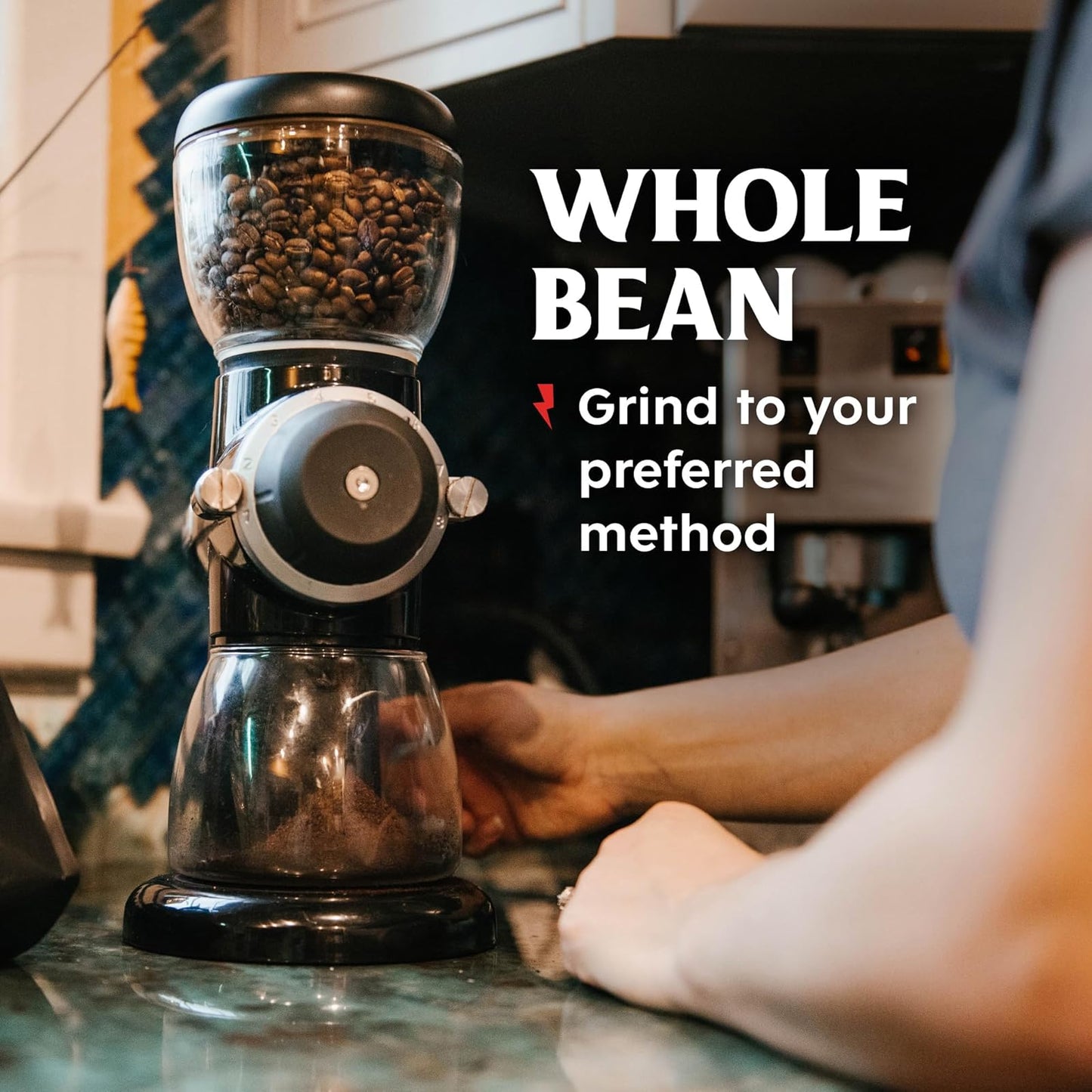 Death Wish Coffee: Dark Roast, Whole Bean, 1 lb.