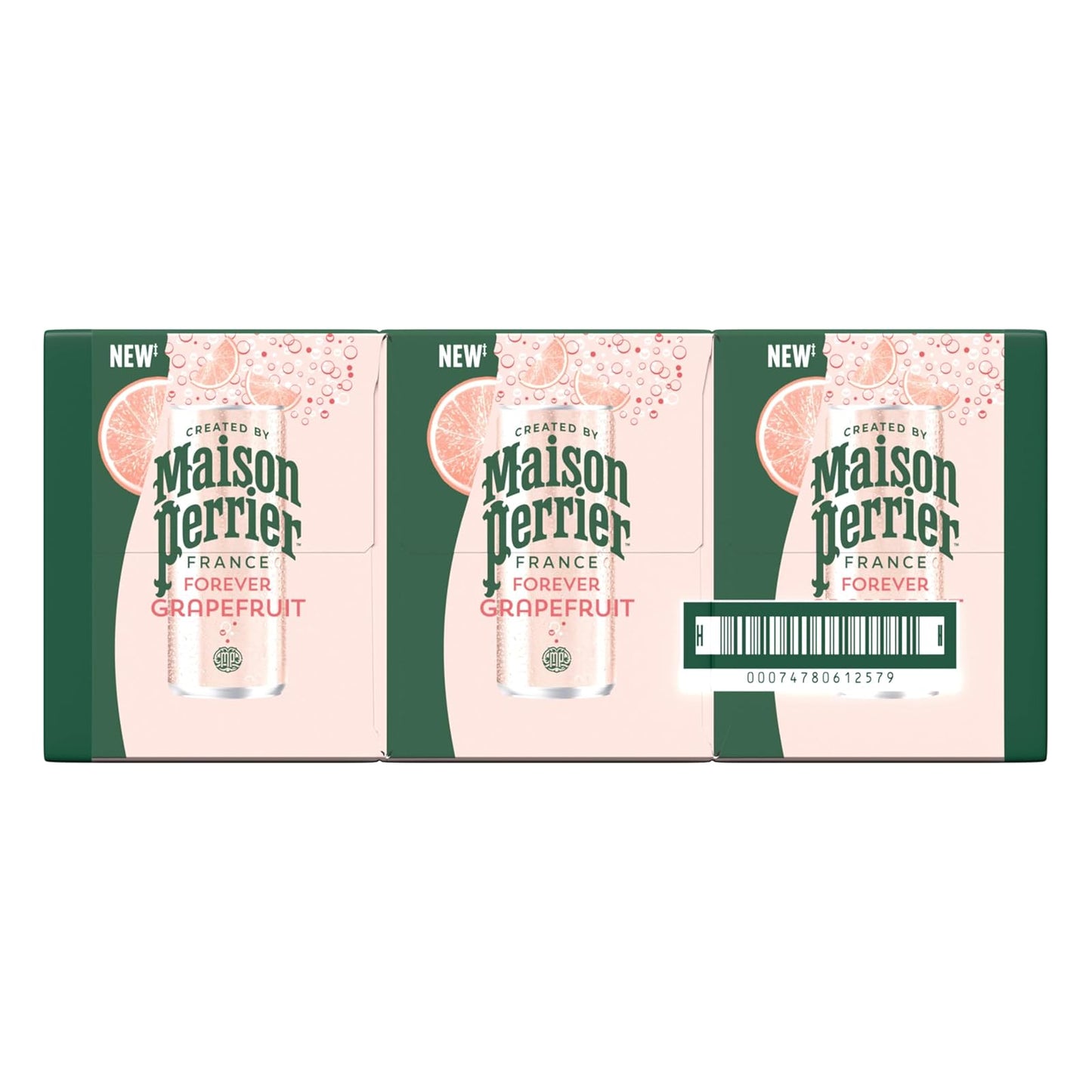 Maison Perrier: Forever Grapefruit, Flavored Sparkling Water, 11.15 oz. 24 Pack
