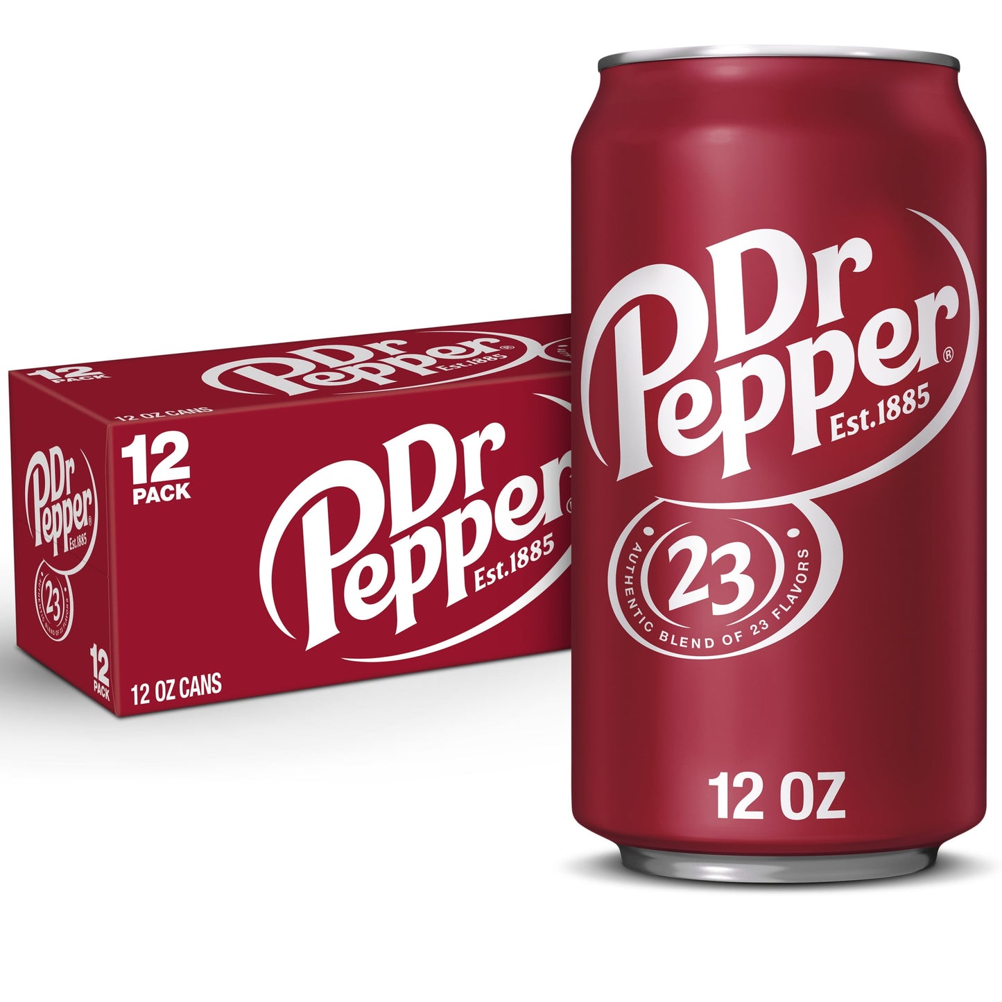 Dr. Pepper: Original Soda Pop, 12 fl. oz., 12 Pack Cans