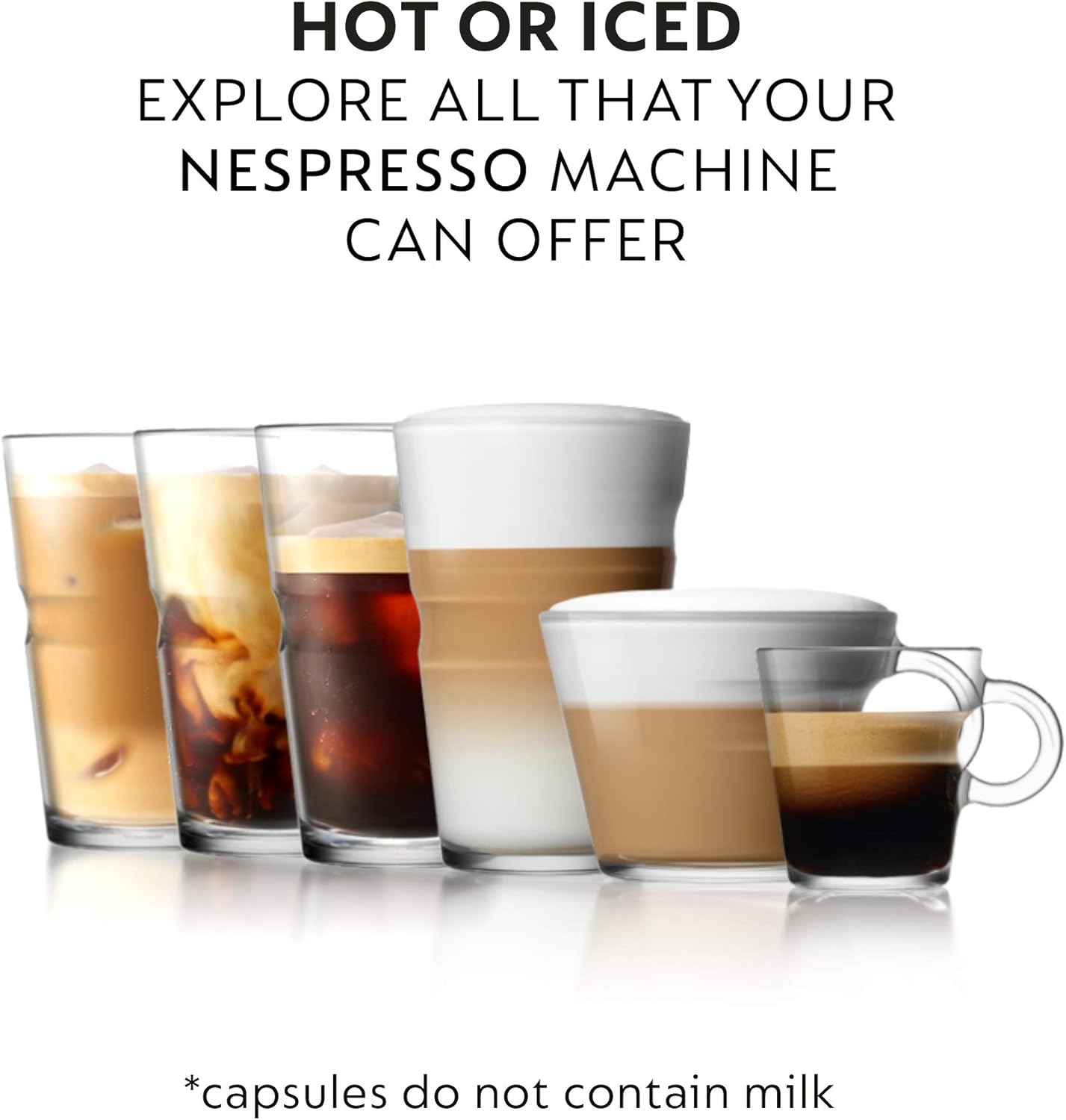 Nespresso: Original Line, Arpeggio Intenso Capsules, Dark Roast Espresso Coffee, 50 Pods