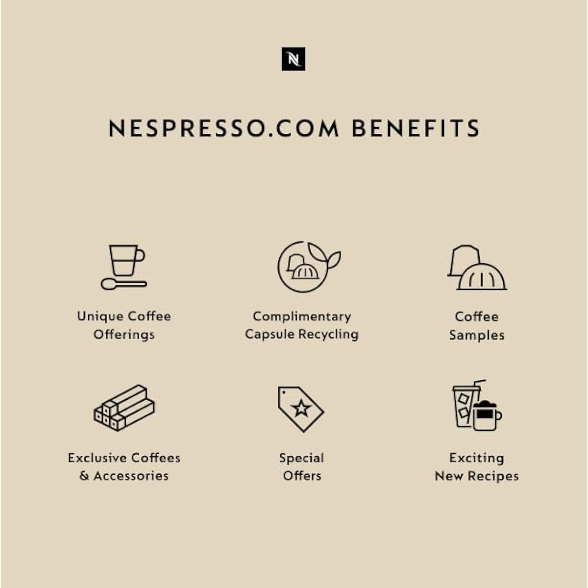 Nespresso: Original Line, Roma Intenso Capsules, Medium Roast Espresso Coffee, 50 Pods