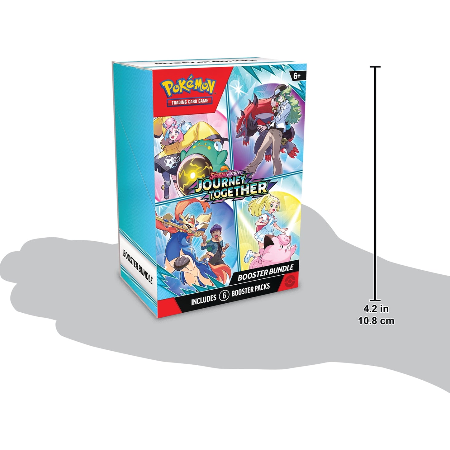 Pokémon TCG : Scarlet & Violet 9 Journey Together - Booster Bundle, 6 Booster Packs