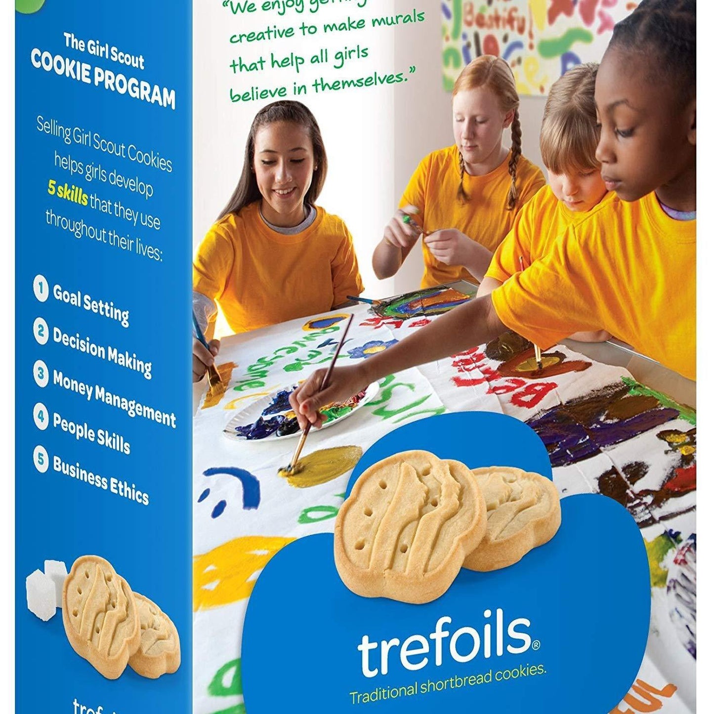 Girl Scout Cookies: Trefoils Traditional Shortbread Cookie, 1 box