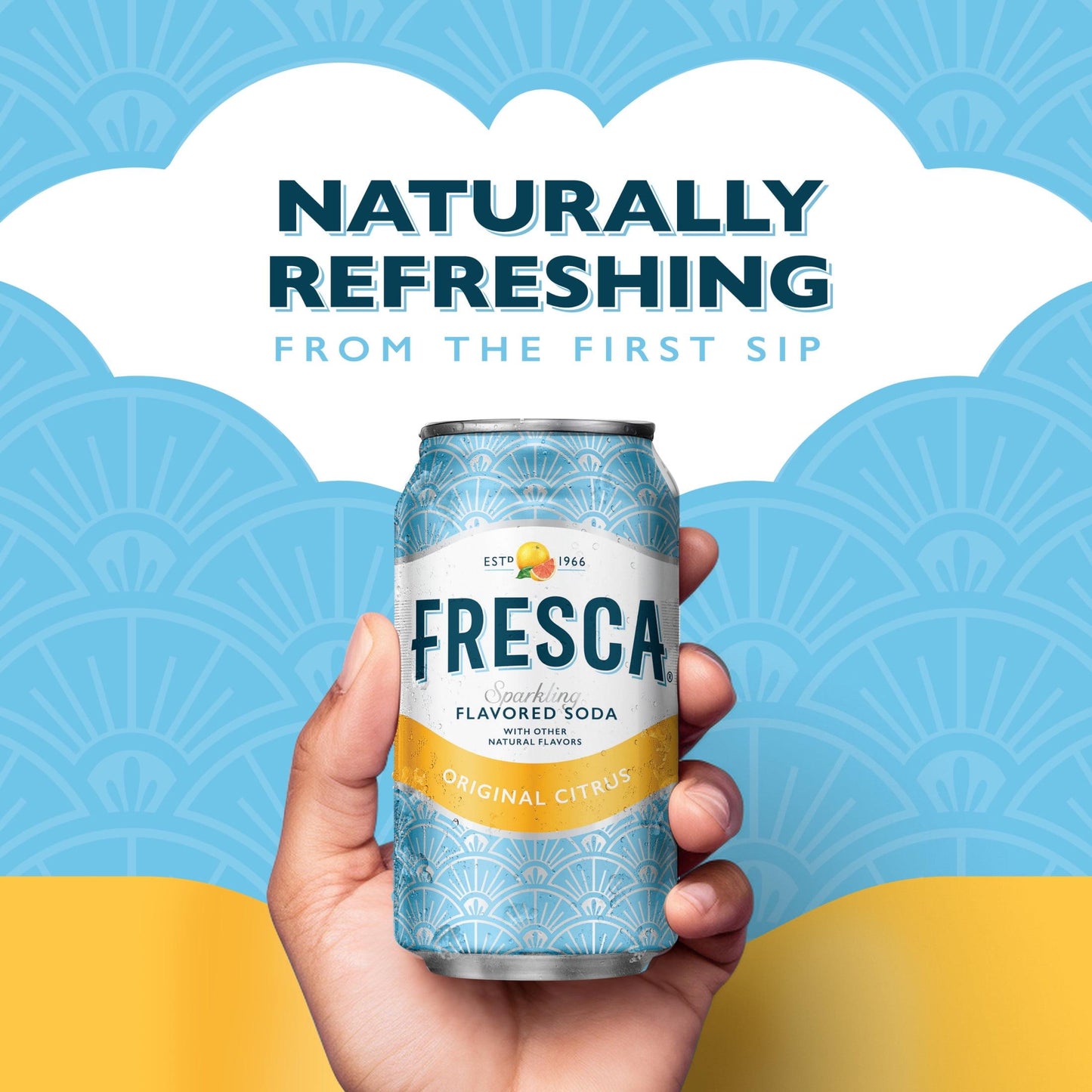 Fresca: Grapefruit Citrus Soda Pop, 12 oz., 12 Pack