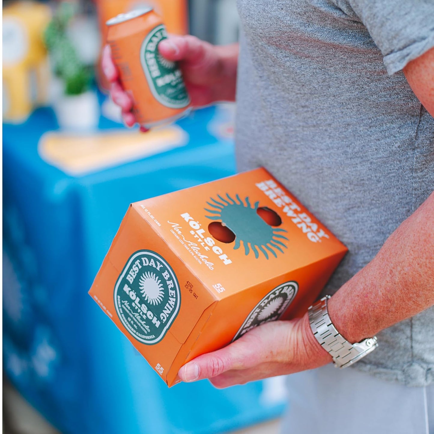 Beer: Best Day Brewing: Kölsch, Non Alcoholic Beer, 12 Pack