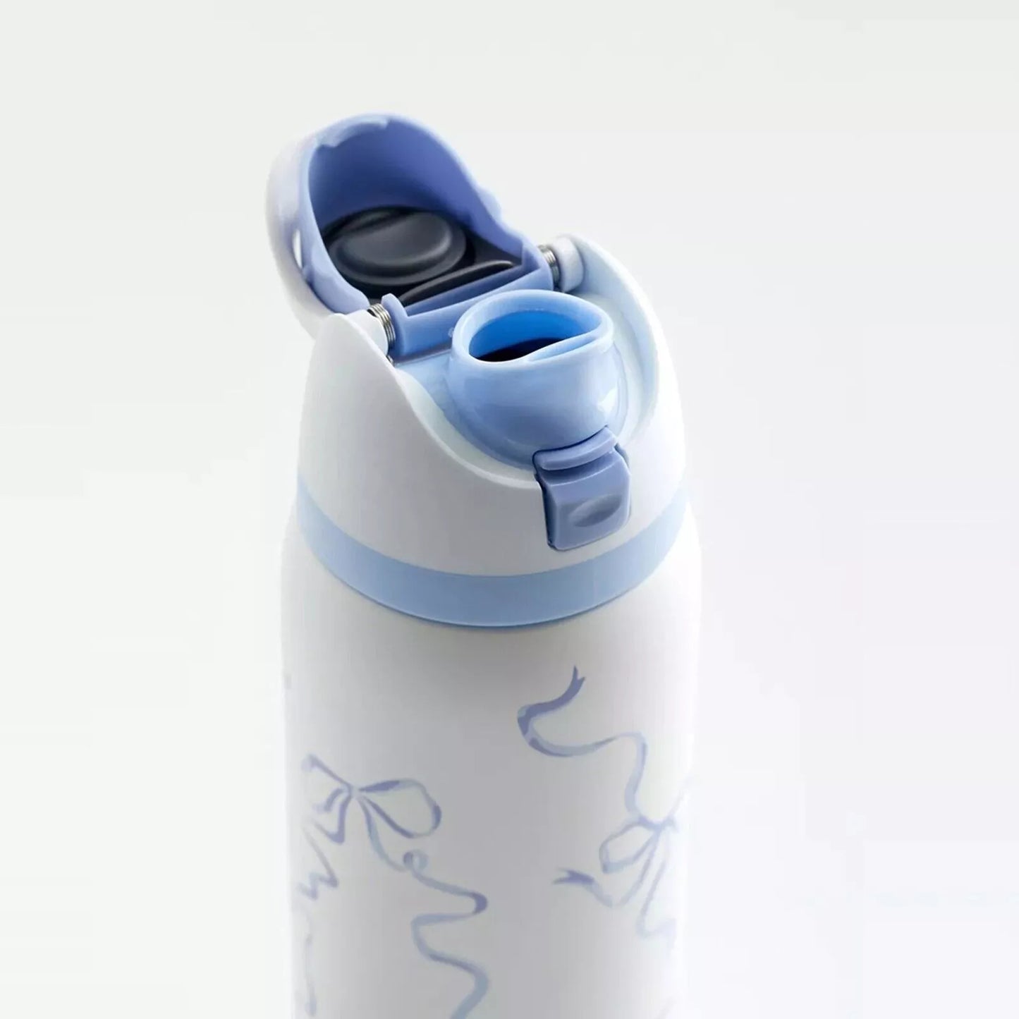 Owala Urban Outfitters: Exclusive Tied and True FreeSip Blue Bow Bottle, 32oz