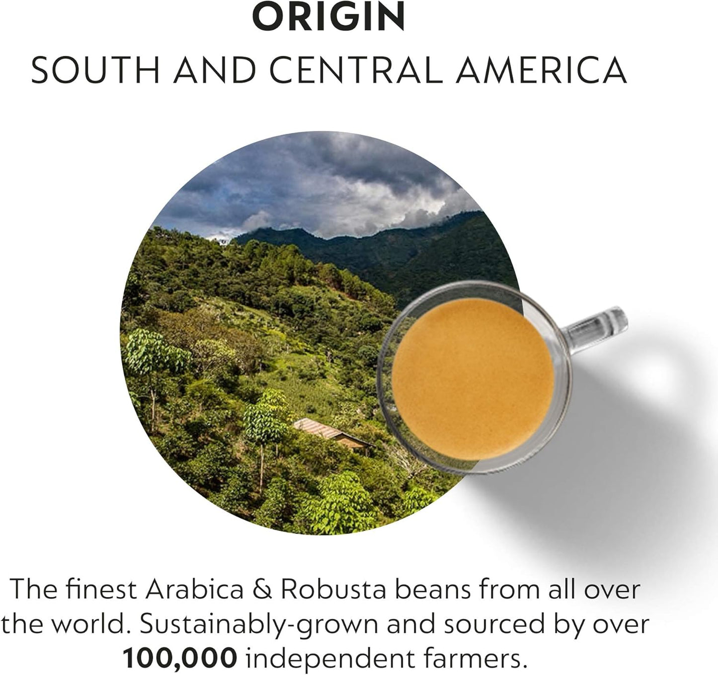 Nespresso: Original Line, Arpeggio Intenso Capsules, Dark Roast Espresso Coffee, 50 Pods