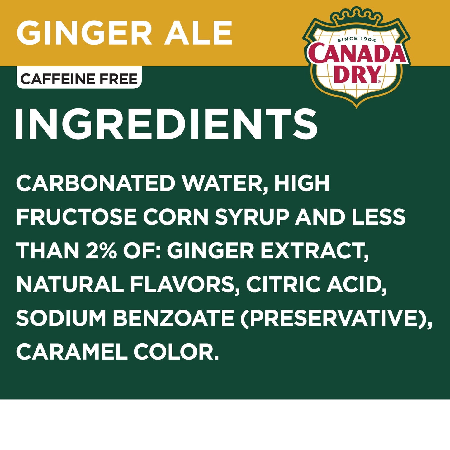 Canada Dry: Ginger Ale, 12 fl. oz., 12 Pack Cans