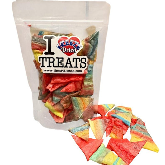 Freeze Dried Candy: Fruit Roll Ups Chips, Strawberry And Tropical Flavor, 1 Bag