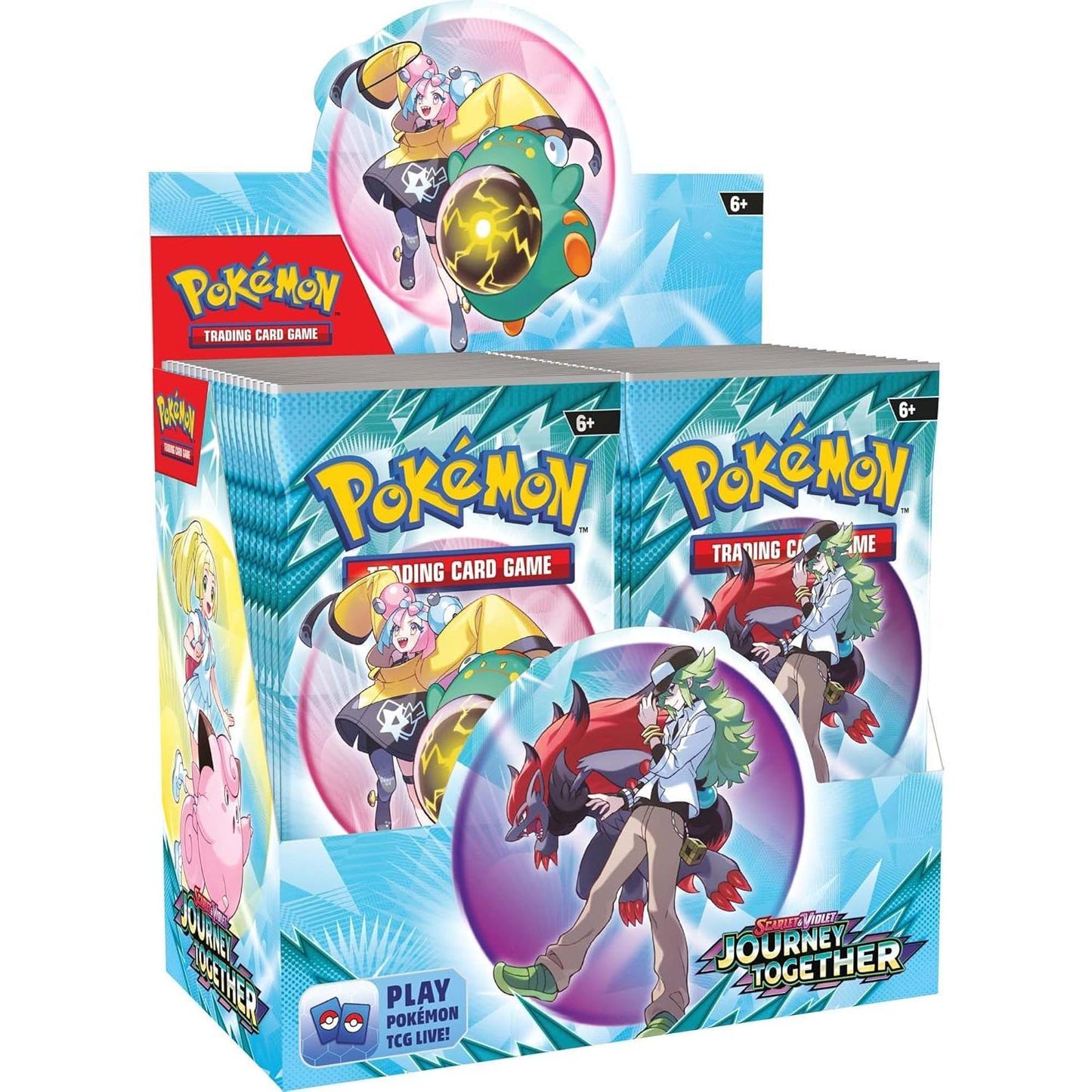 Pokémon TCG: Scarlet & Violet 9 Journey Together - Booster Box, 36 Booster Packs
