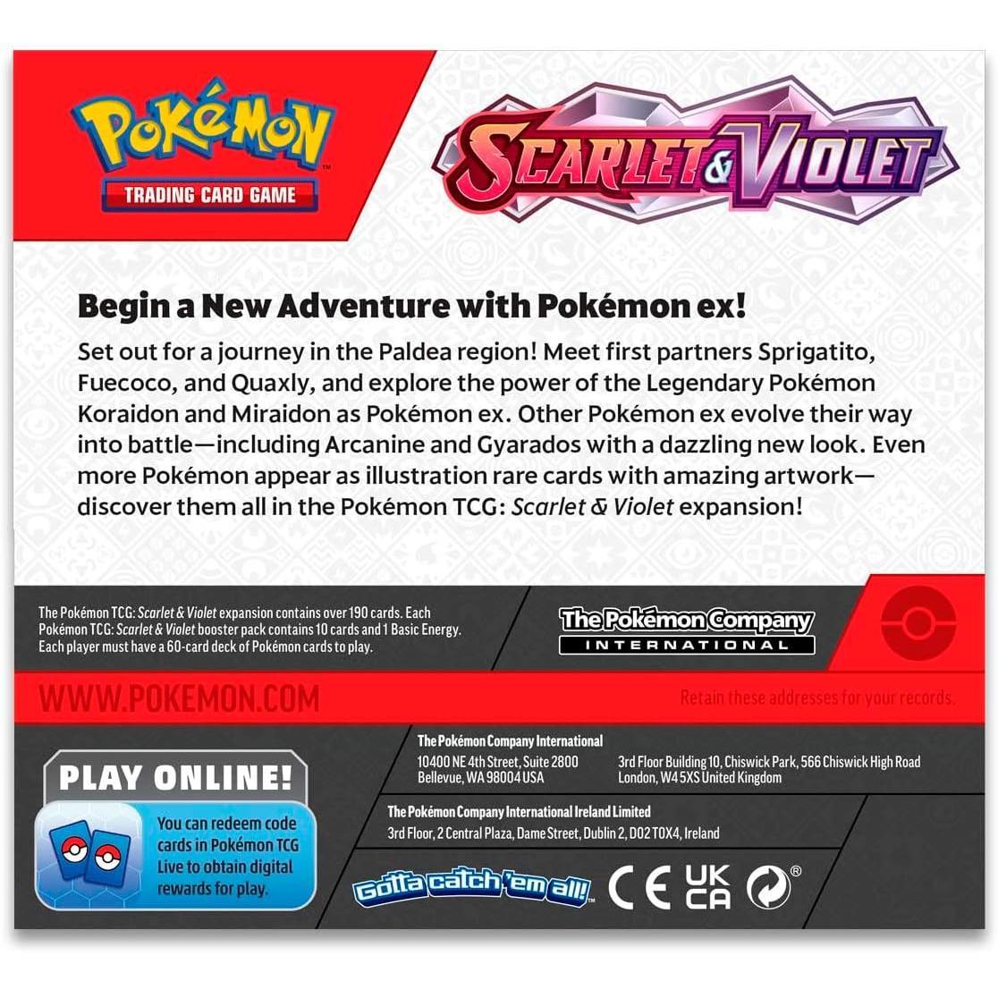 Pokémon TCG: Scarlet & Violet - Booster Box, 36 Booster Packs