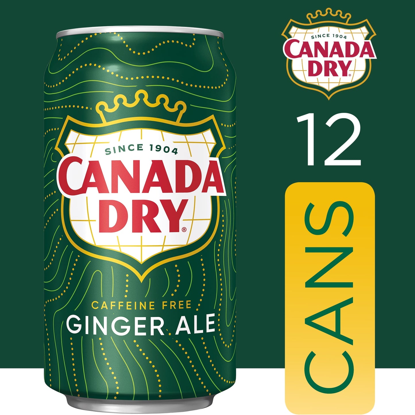 Canada Dry: Ginger Ale, 12 fl. oz., 12 Pack Cans