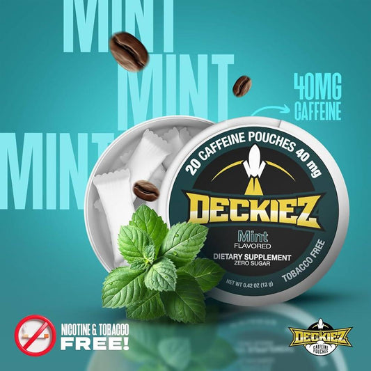 Deckiez: Caffeine Pouches, Mint, 20 Pouches