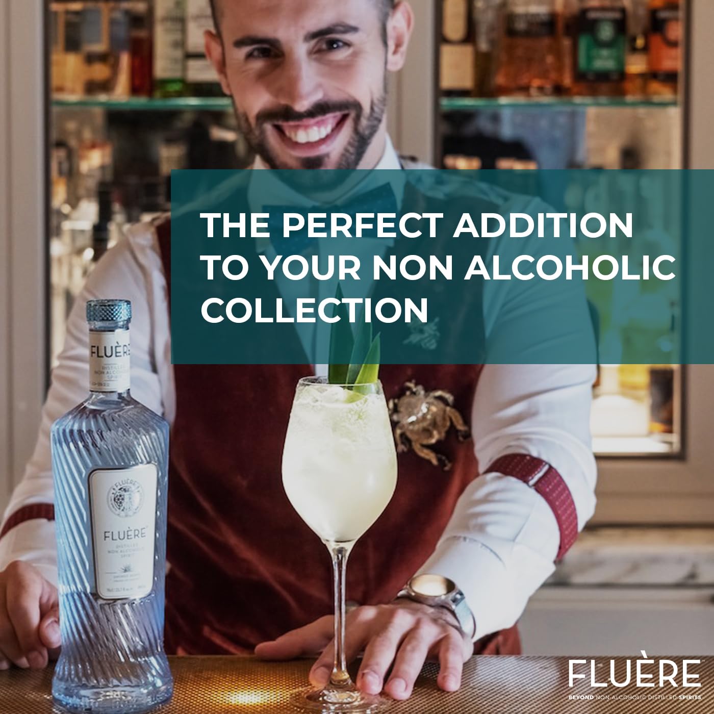 Spirit: FLUÈRE: Smoked Agave, Non Alcoholic Mezcal, 1 Bottle