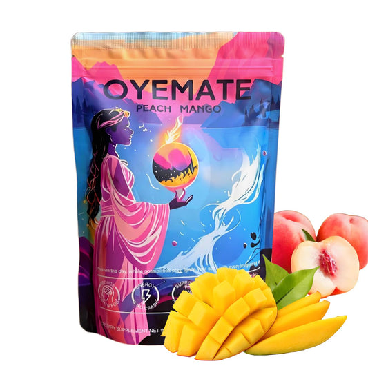 Yerba Mate: Instant Tea, 3-in-1 Super Drink Mix, Peach Mango, 1 Bag