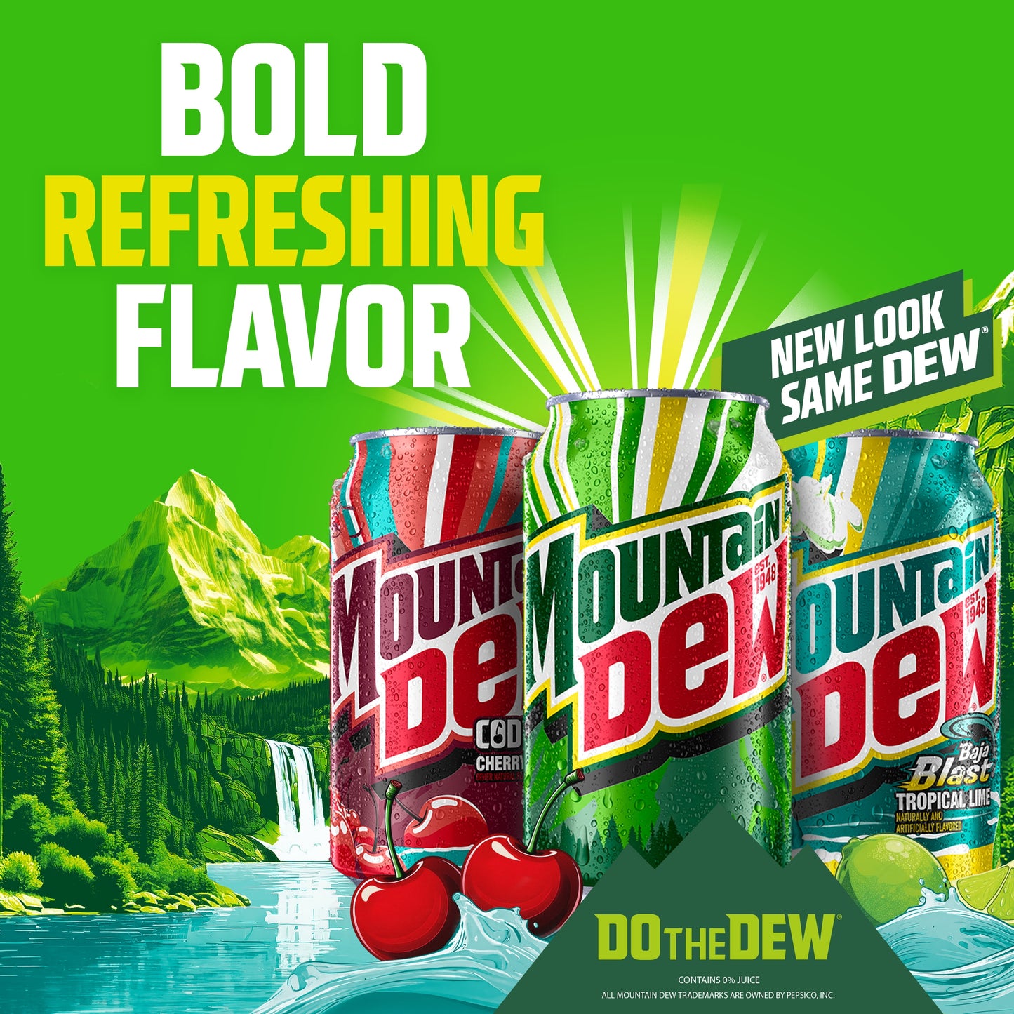 Mountain Dew: Code Red Cherry, 12 oz., 12 Pack