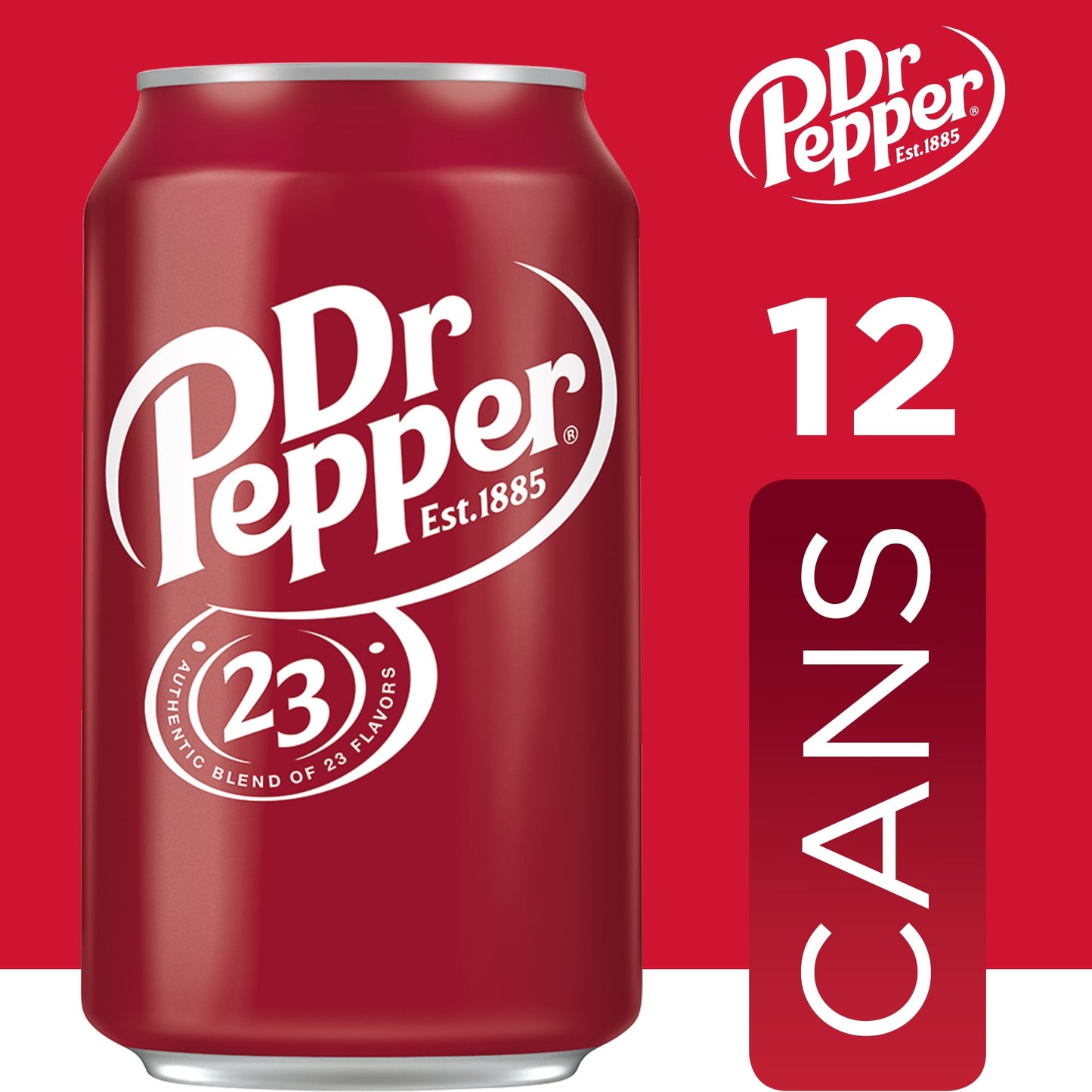 Dr. Pepper: Original Soda Pop, 12 fl. oz., 12 Pack Cans