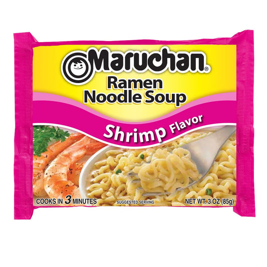 Maruchan Ramen: Shrimp, Instant Ramen Noodles, 24 Pack