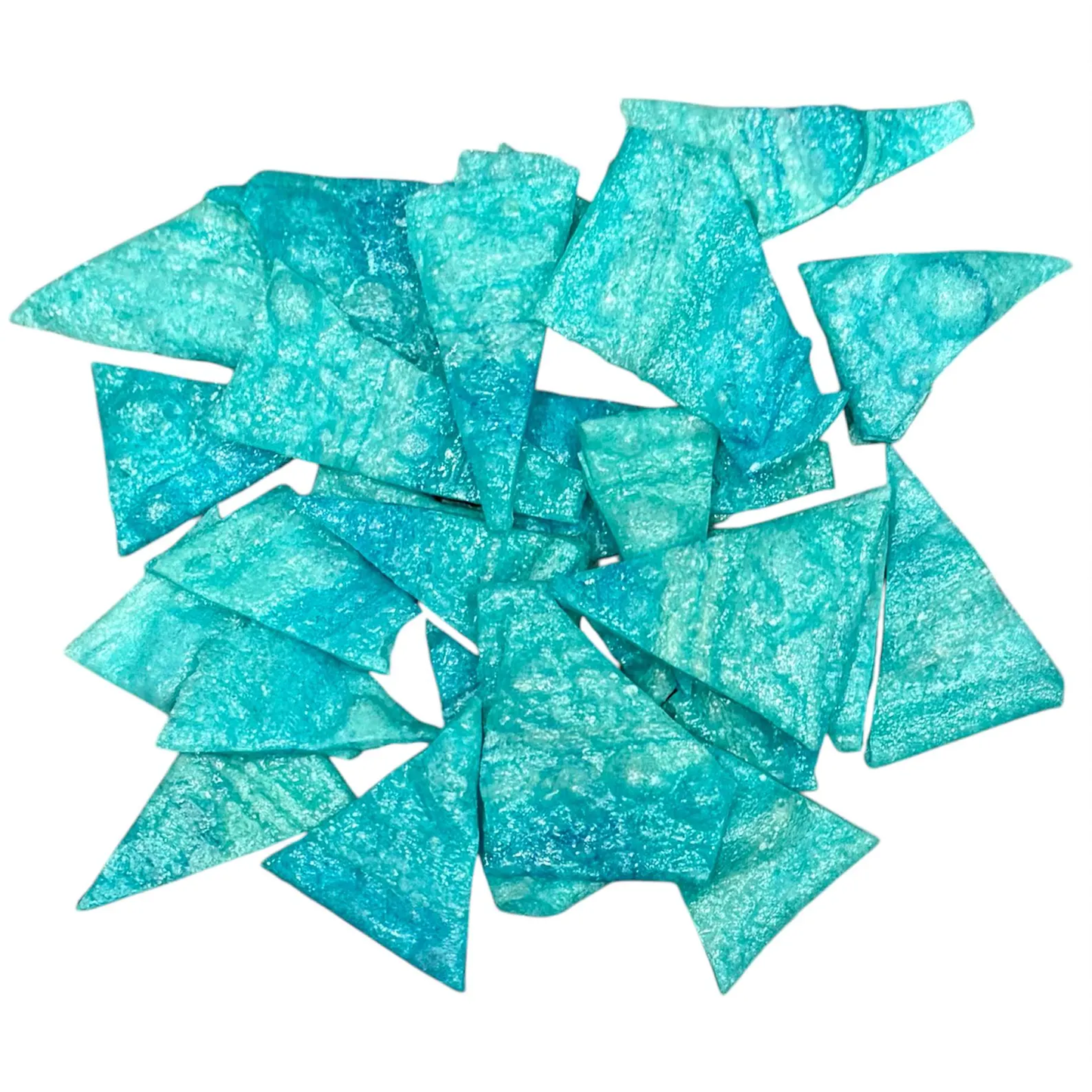 Freeze Dried Candy: Fruit Roll Ups Chips, Blue Raspberry Flavor, 1 Bag