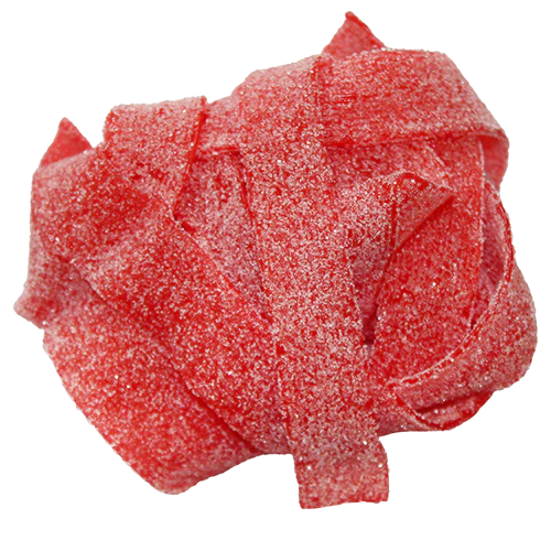 Dulces Colibri: Premium Strawberry Chamoy Belt Gummies, 1 Jar