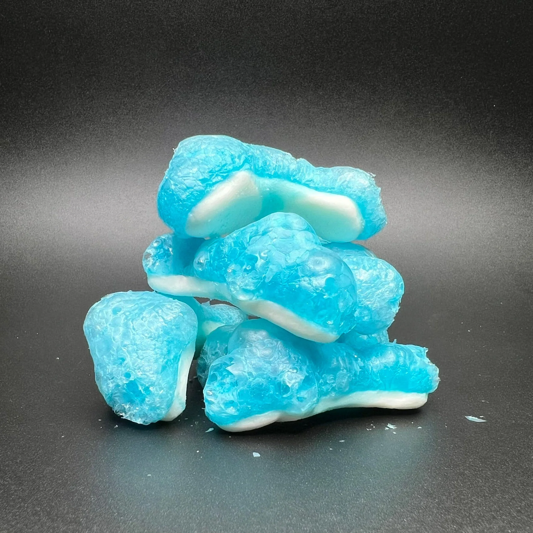 Freeze Dried Blue Sharks: A Wild Crunch on a Classic Candy