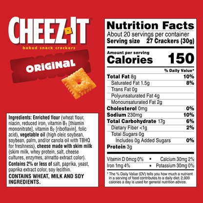 Cheez-It: Original Cheese Crackers, 1 box
