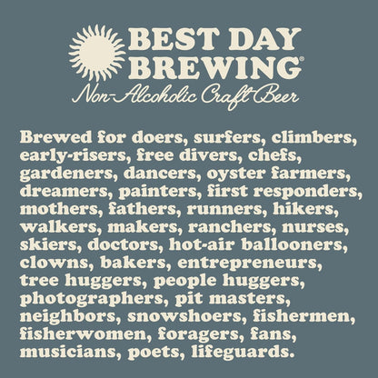 Beer: Best Day Brewing: Hazy IPA,  Non Alcoholic Beer, 12 Pack