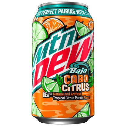 Mountain Dew: Cabo Citrus Baja Blast, 12 Oz., 12 Pack