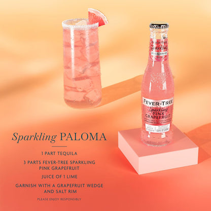 Fever-Tree: Sparkling Pink Grapefruit, 6.8 oz., 24 Pack