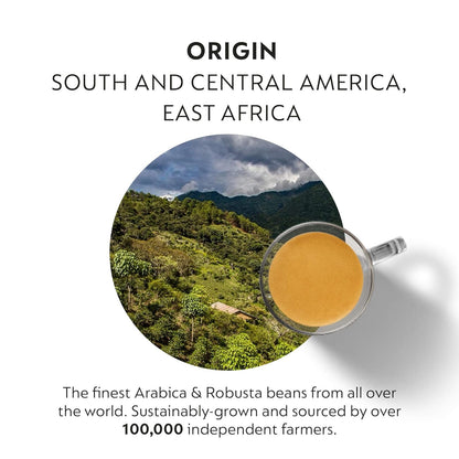 Nespresso: Original Line, Ristretto Decaffeinato Capsules, Dark Roast Espresso Decaf Coffee, 50 Pods