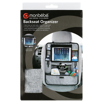 Monbebe: Backseat Car Organizer, Black