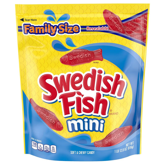 SWEDISH FISH: Mini, 1.8 lb. Bag
