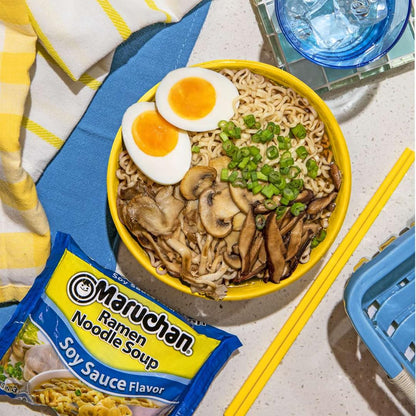 Maruchan Ramen: Soy Sauce, Instant Ramen Noodles, 24 Pack