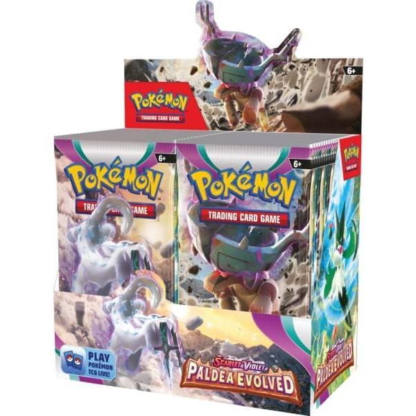Pokémon TCG: Scarlet & Violet Paldea - Evolved Booster Box, 36 Booster Packs