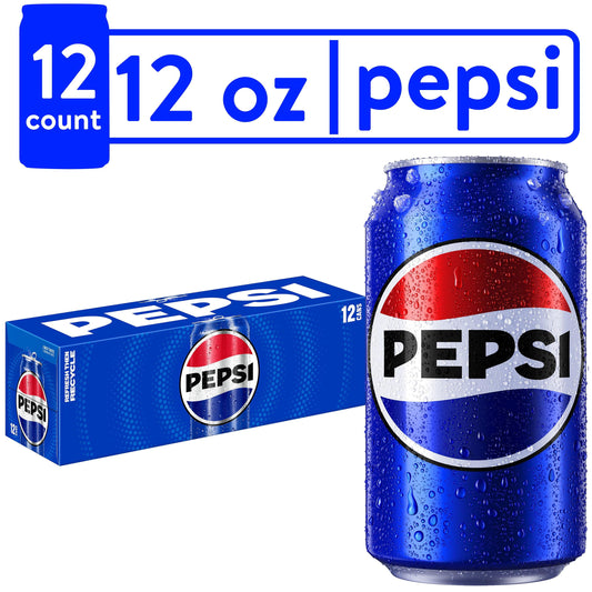 Pepsi: Soda Pop, 12 oz., 12 Pack