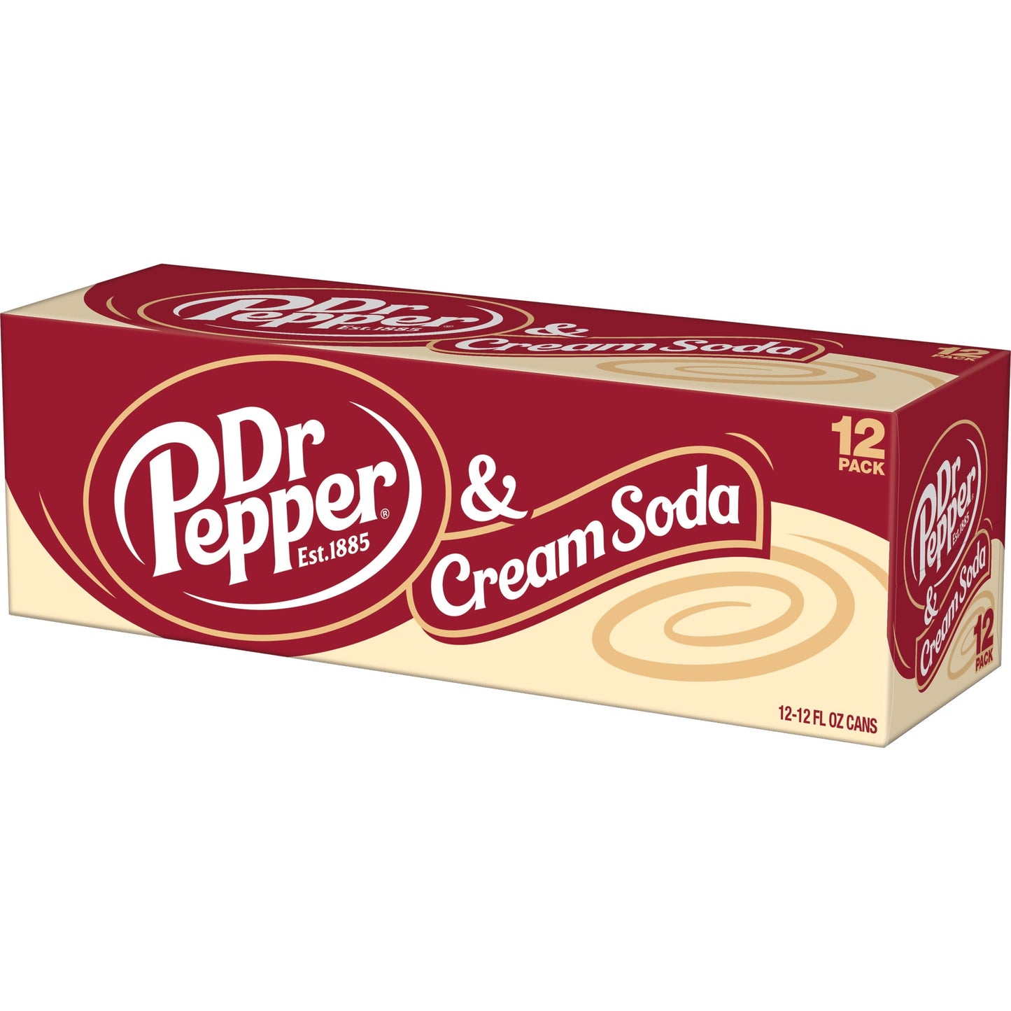 Dr. Pepper: Cream Soda Pop, 12 fl. oz., 12 Pack Cans