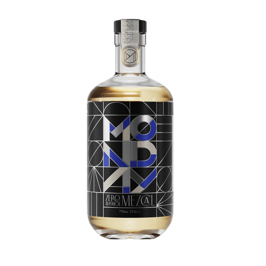 Spirit: MONDAY, Zero Alcohol Mezcal, Non Alcoholic Smoked Agave Spirit, 1 Bottle
